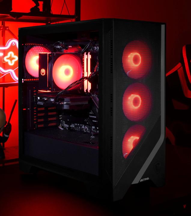 Produktbild Actina 5901443406112 PC AMD Ryzen™ 7 7700 32 GB DDR5-SDRAM 1 TB SSD NVIDIA GeForce RTX 4060 Midi Tow (AMD Ryzen 7 7700, 32 GB, 1000 GB, GeForce RTX 4060)