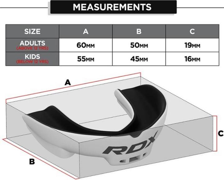 Produktbild Rdx Mundschutz Junior unter 12 Jahren (One Size)