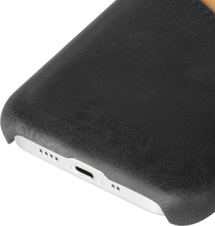 Productafbeelding Krusell Sunne CardCover Apple iPhone 12 mini vintage zwart (62155) (Apple iPhone 12 mini)