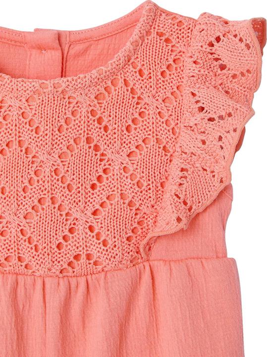 Actual product image Vertbaudet Mädchen Baby Overall mit gehäkeltem Oberteil (80)