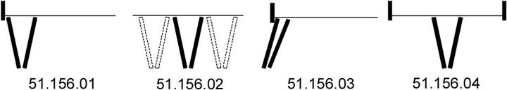 Actual product image HAWA Complete set folding sliding door hardware -Multifold 30, Inslide
