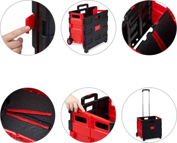 Image du produit Relaxdays Chariot courses