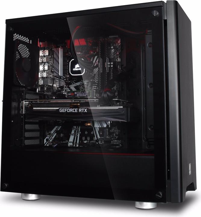 Actual product image Mifcom SAVAGE RTX2080Ti Core i7 Advanced (Intel Core i7-10700K, 32 GB, 1000 GB, GeForce RTX 2080 Ti)