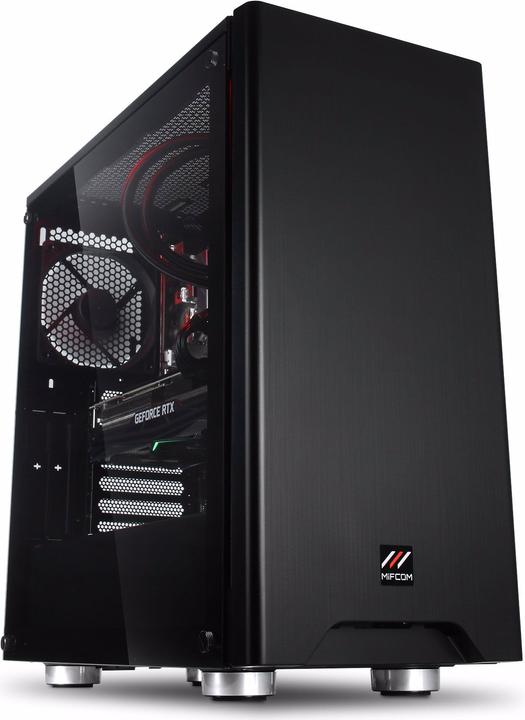 Actual product image Mifcom SAVAGE RTX2080Ti Core i7 Advanced (Intel Core i7-10700K, 32 GB, 1000 GB, GeForce RTX 2080 Ti)