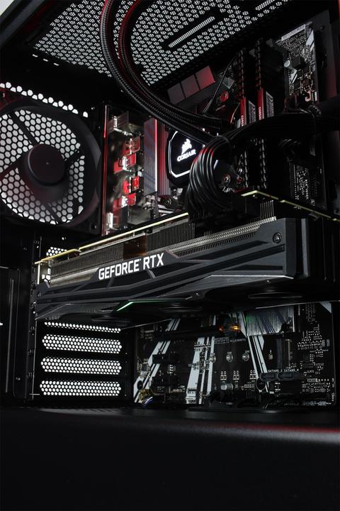 Actual product image Mifcom SAVAGE RTX2080Ti Core i7 Advanced (Intel Core i7-10700K, 32 GB, 1000 GB, GeForce RTX 2080 Ti)