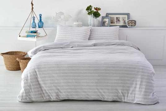Produktbild Living Home Melange Jersey Double Face (Bettwäsche Set, 140 x 220 cm, 70 x 90 cm)