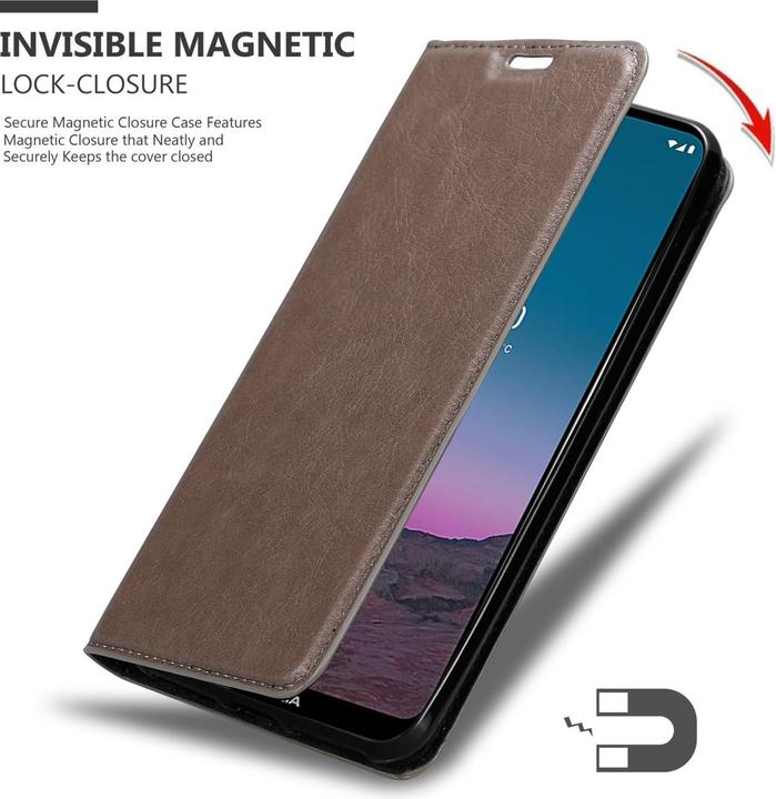 Actual product image Cadorabo Book Invis. Magnet sleeve (Nokia 5.4)