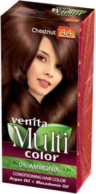 Venita Multicolor Hair Care Dye 4.4 Chestnut Brown 100Ml (4.4 Kasztanowy Brąz)