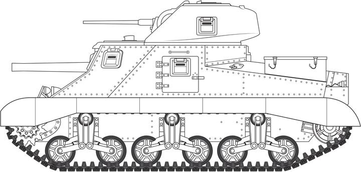 Image du produit Airfix Kit de construction du char M3 Lee / Grant 1:35