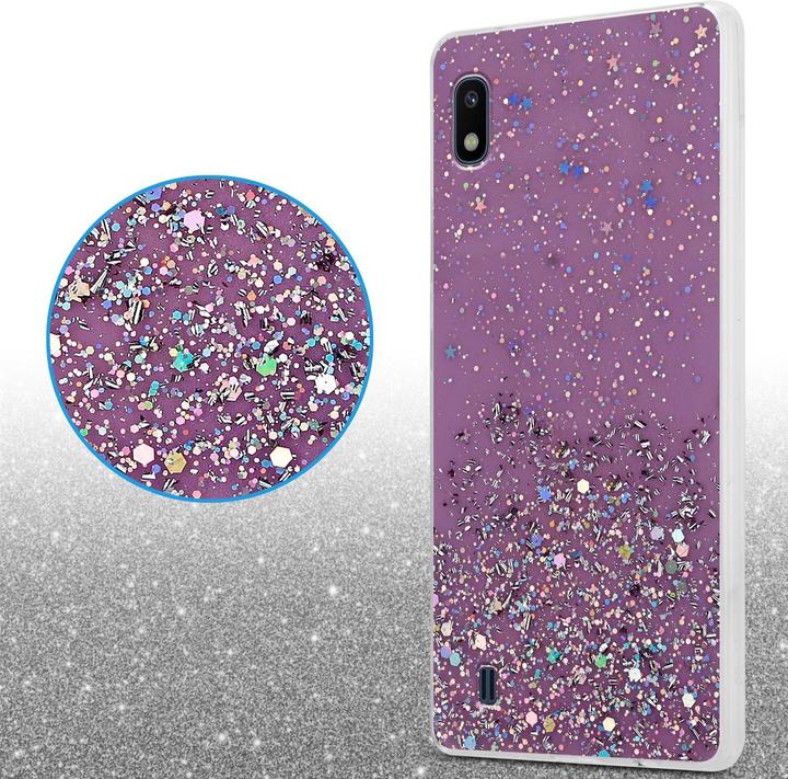 Image du produit Cadorabo Couverture TPU paillettes scintillantes (HTC One M10, Samsung Galaxy A10)