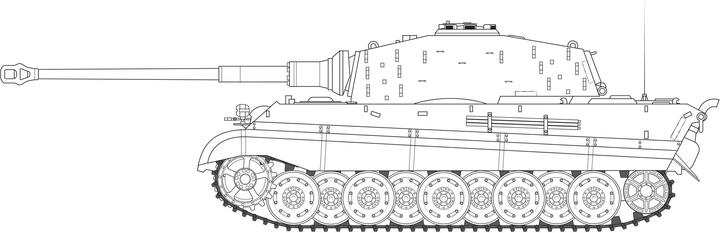 Actual product image Airfix Kit tank King Tiger 1:35