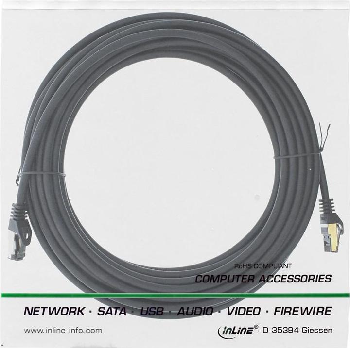 Produktbild InLine Patchkabel (S/FTP, CAT8.1, 15 m)