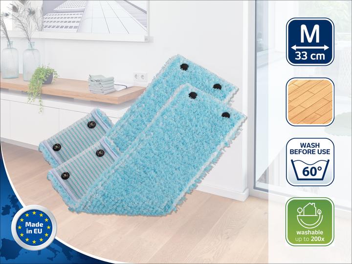 Produktbild Leifheit Wischbezug CLEAN TWIST M / Combi M super soft 2er (2 Stk.)
