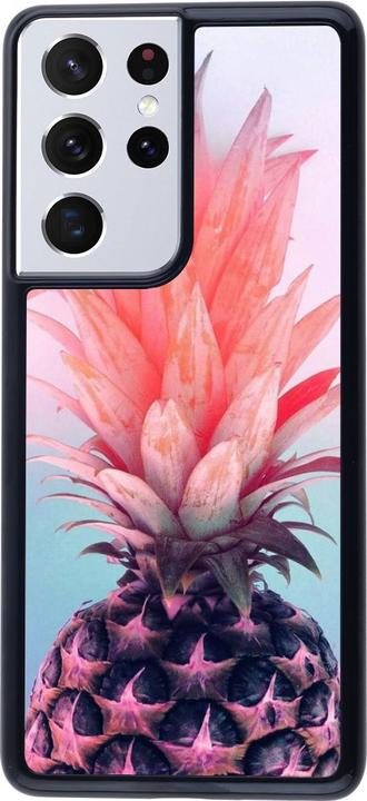 Produktbild PhoneLook Hülle Purple Pink Pineapple (Samsung Galaxy S21 Ultra 5G)