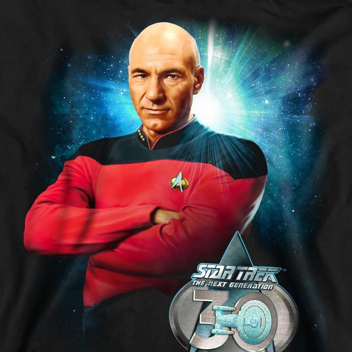 Actual product image Unisex Adult 30 Jean-Luc Picard Sweatshirt (L)