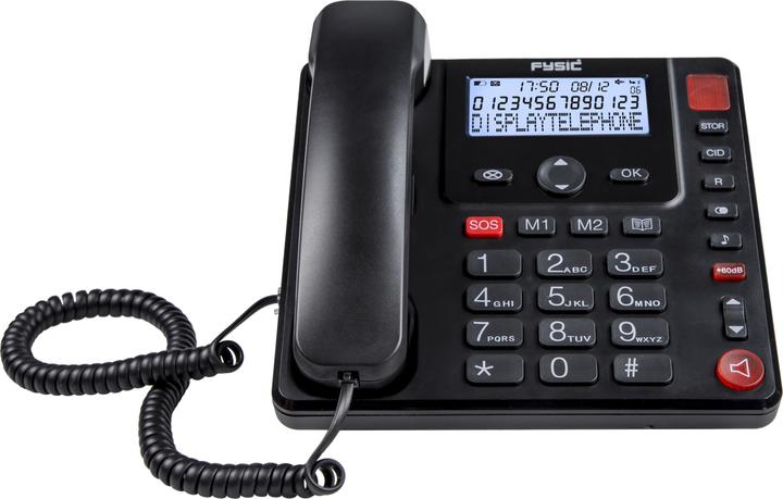 Produktbild Fysic FX-3940 Senioren telefoon met groot verlicht display - Extra luid gespreks- en belvolume