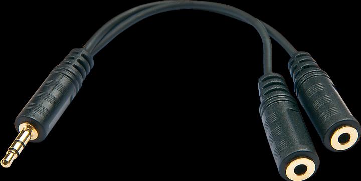 Produktbild Lindy Audio-Splitterkabel (0.12 m, 3.5mm Klinke (AUX))