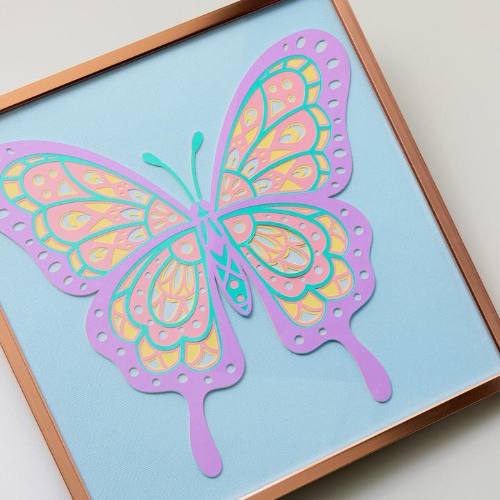 Produktbild Cricut Stickerpapier Smart 30.5 x 30.5 cm, 10 Blatt, Schwarz (210 g/m², 10 x)