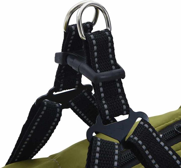 Immagine prodotto VidaXL Cappotto per cani con pettorina Impermeabile Riflettente (32, Cappotto per cani)
