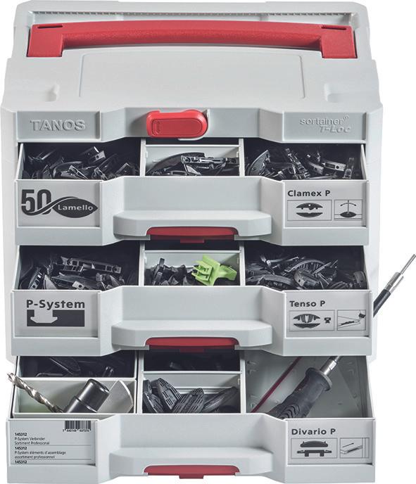 Lamello Assortiment de connecteurs P-System Professional (Raccord de connexion, 1 pcs)