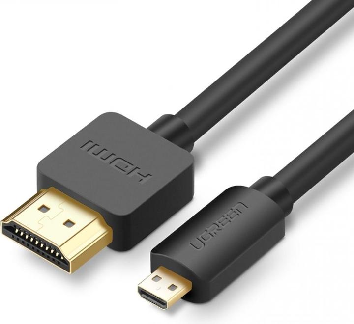 Produktbild Ugreen Micro HDMI auf HDMI 19pin 4K 60Hz 2.0V gold (1 m, HDMI)