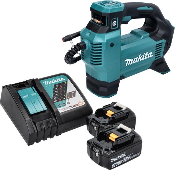 Image du produit Makita DMP 181 RM Compresseur sur batterie 18 V 11,1 bar + 2x batterie 4,0 Ah + chargeur