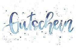 Produktbild Edition Gollong Postkarte. Gutschein (Handlettering)