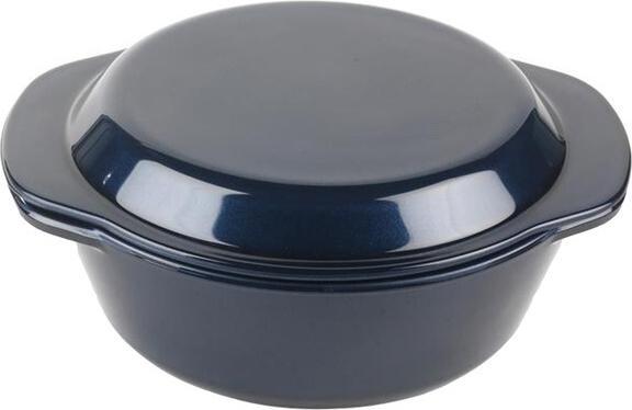 Actual product image Russell Hobbs RH01148EU7 Glass casserole 1.5 l with lid, navy blue
