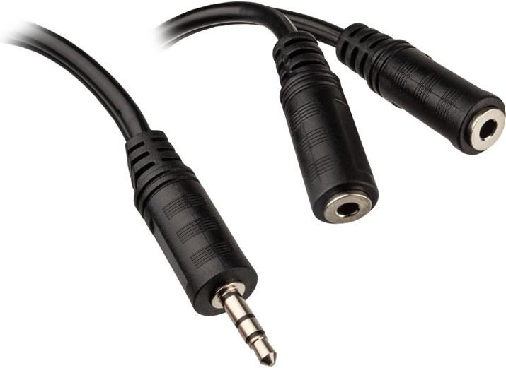 Produktbild InLine Klinken Y-Kabel (2 m, 3.5mm Klinke (AUX))