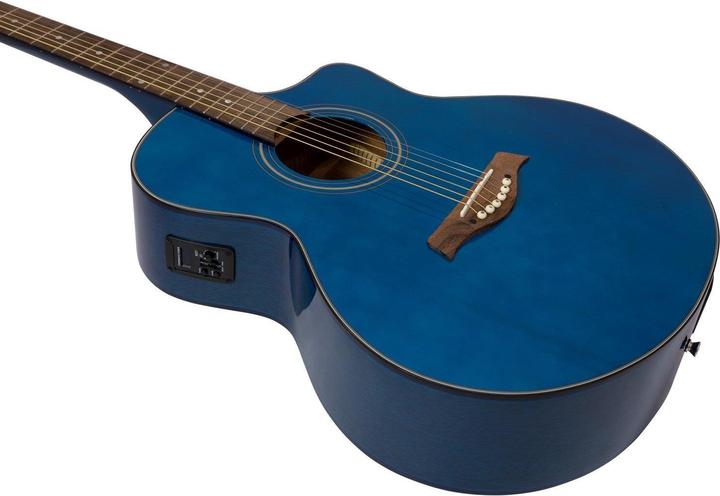 Productafbeelding Dimavery STW-90 akoestische gitaar, kristalblauw (Western gitaar)
