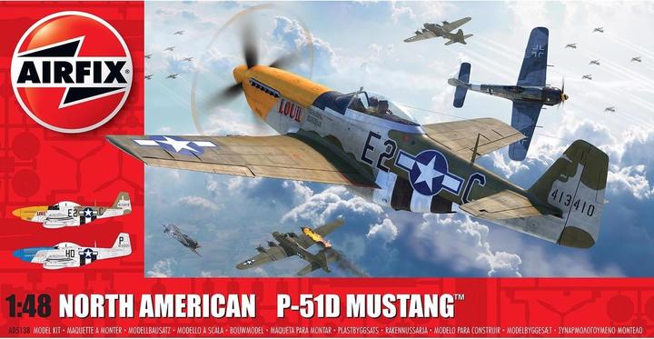 Image du produit Airfix Kit North American P51-D Mustang 1:48