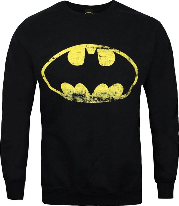Batman Sweatshirt mit Logo im UsedLook (S)