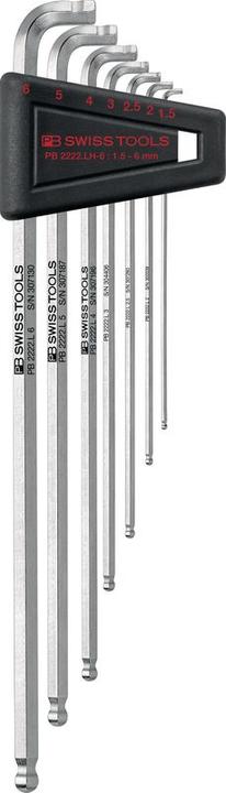 Image du produit PB Swiss Tools Jeu de clés mâles coudées PB 2222.LH-6