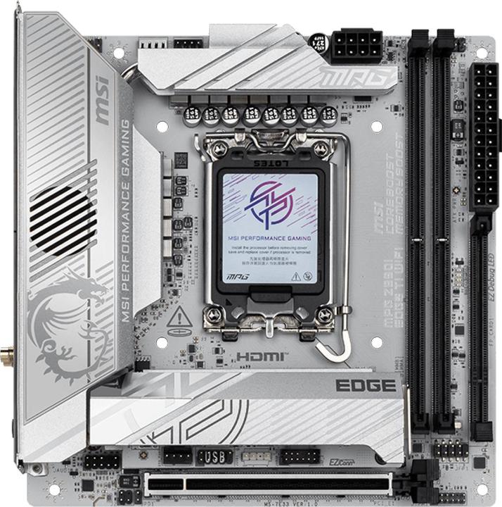 Produktbild MSI MPG Z890I EDGE TI WIFI (LGA 1851, Intel Z890, Mini-ITX)