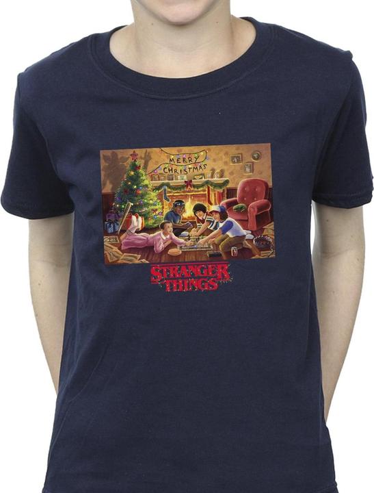 Immagine prodotto Netflix Stranger Things Christmas Gathering Maglietta Ragazzi (140, 146)