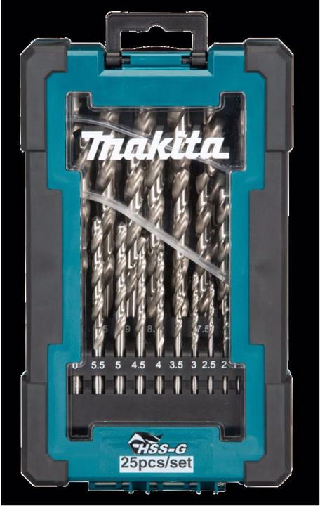 Actual product image Makita Drill bit set HSS-G 25 pcs. (1 mm - 13 mm)