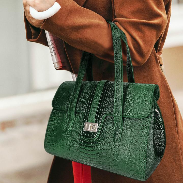 Image du produit Gallantry Sac à main en crocodile vert (15 l)