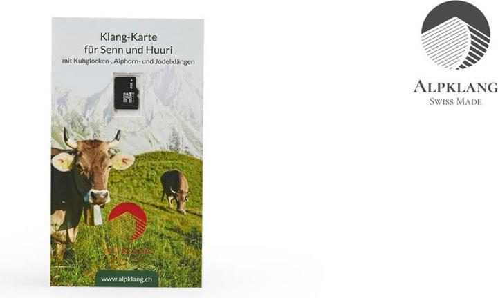 Image du produit Alpklang Carte sonore avec des sons de cloches de vache, de cor des Alpes et de yodel