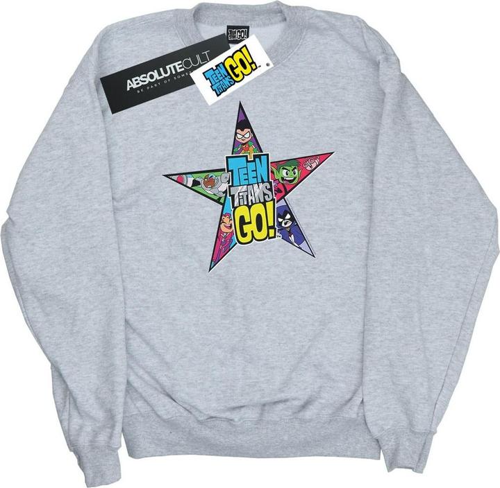 Produktbild Teen Titans Go Star Logo Sweatshirt Mädchen (140, 146)