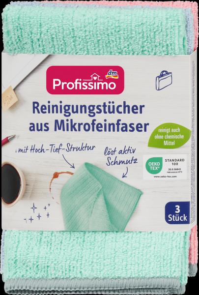 Produktbild dm Profissimo Reinigungstücher aus Mikrofeinfaser (3 Stk.)
