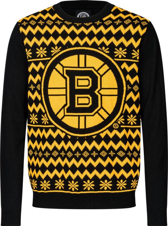 Actual product image Foco NFL Winter Ugly Sweater Knit Sweater Boston Bruins - XL (XL)