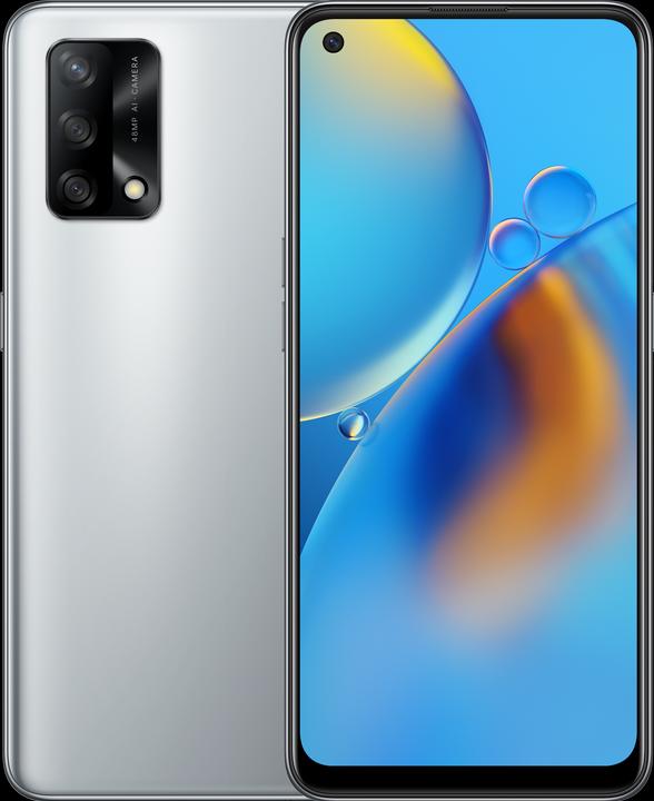 Produktbild OPPO A74 (128 GB, Space Silver, 6.50", Dual SIM, 48 Mpx, 5G)