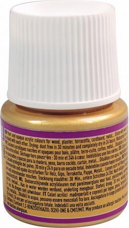 Produktbild Pebeo Deco Perlmutt Acrylfarben (Gold, 45 ml)
