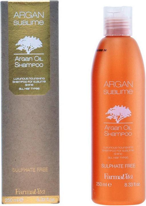 Produktbild Farmavita Argan Sublime Oil Shampoo, Kvinder, Proffesionelle, Shampo, Følsomt hår, Alle farver, 1000 (1000 ml, Flüssiges Shampoo)