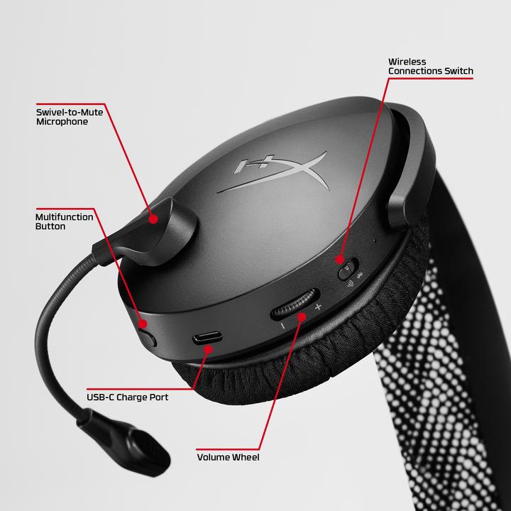 Image du produit HyperX AJ0T1AA Cloud Jet Dual WL Black (Sans fil)