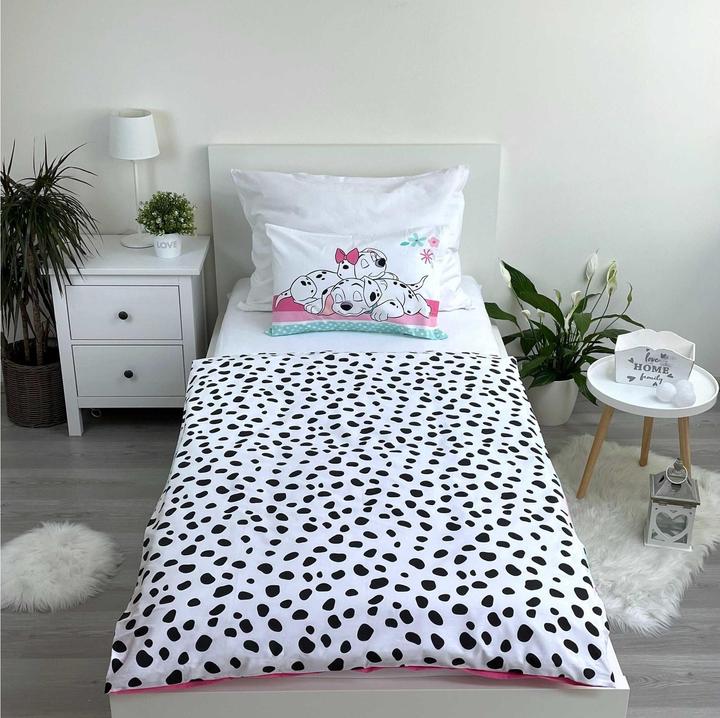 Produktbild Tinisu 101 Dalmatiner Kinder-BettwÃ¤sche 100 x 135 cm - weiche Baumwolle