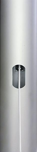 Actual product image Mannus Aluminum flagpole PIRAT