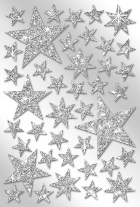 Immagine prodotto Braun + Company Sticker glitter stelle