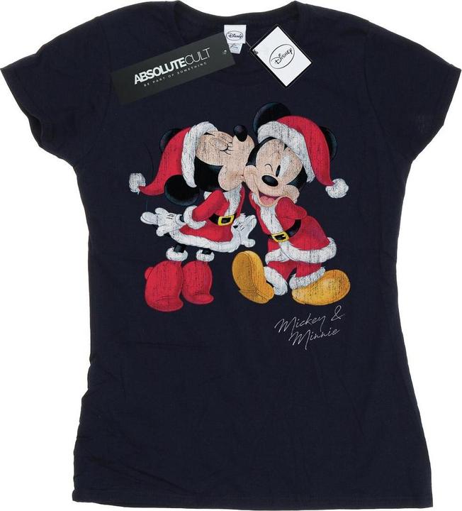 Produktbild Disney Mickey And Minnie Christmas Kiss TShirt (M)