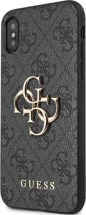 Produktbild Guess 4G Big Metal Logo - Etui iPhone X (szary) (Apple iPhone X)